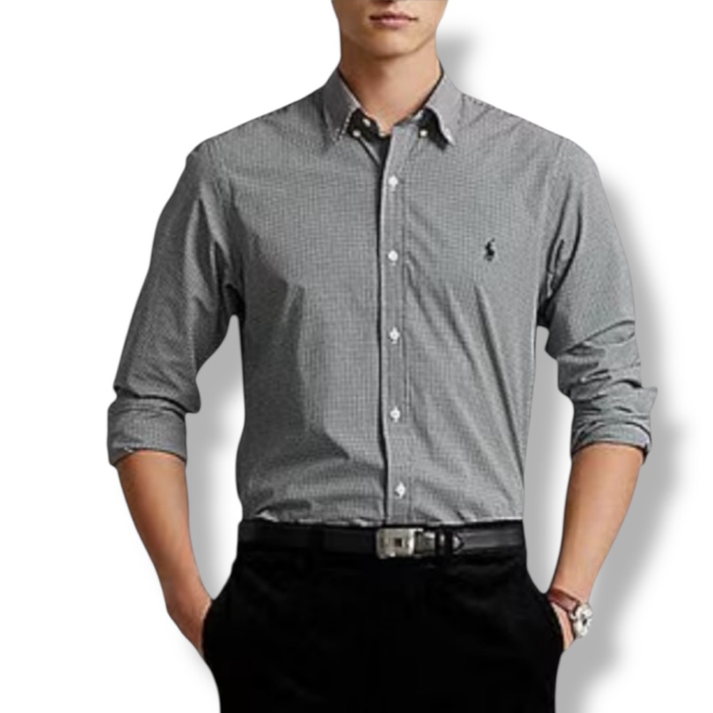 Polo Ralph Lauren Black Button Down Shirt | Classic Fit | XL | $65